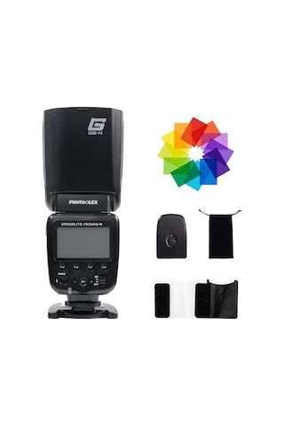 Photoolex G60 Fk580g-n Gn60 Ttl Hss Nikon Uyumlu Speedlite Flaş - Tf-ls-068df-ny-pl