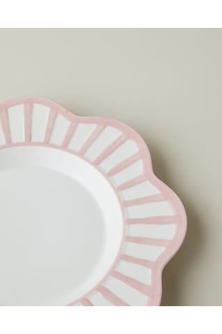 English Home Soft Cloud Stoneware Servis Tabağı 27,5 Cm Açık Pembe