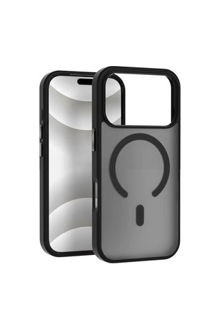 Ps iPhone Uyumlu 17 Pro Mist Serisi Magsafe Kılıf - Siyah