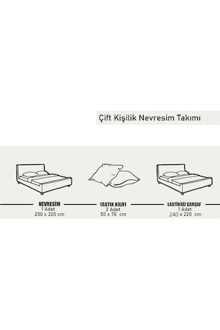 Antrasit Saten Çift Kişilik Nevresim Takımı Antrasit