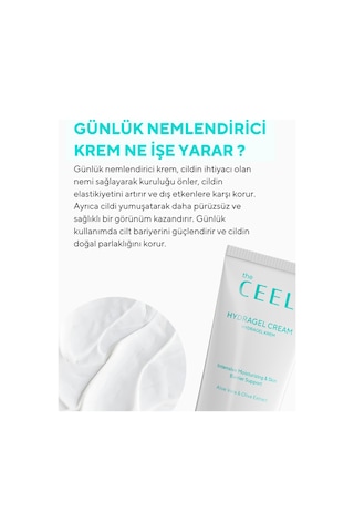 The Ceel Yoğun Nemlendirici & Cilt Bariyeri Destekleyici Jel Krem Hyaluronik Asit, Panthenol 50 ML