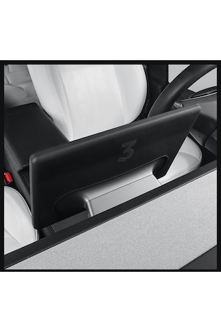 Tesla Model Y Juniper İçin Uyumlu Silikon Ekran Koruyucu Çerçeve Siyah