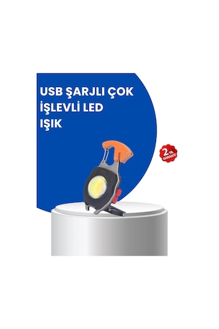 Çok Modlu Led Işıklı Pratik Anahtarlık Çok Renkli