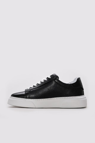Fast Step Hakiki Deri Erkek Casual Ayakkabı 216ma888 Siyah