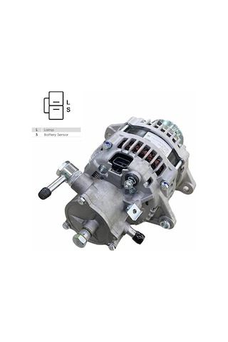 24v Alternatör Dinamo 80 A L-s Çift Fiş Klimalı Isuzu Turkuaz Otobüs/kamyon