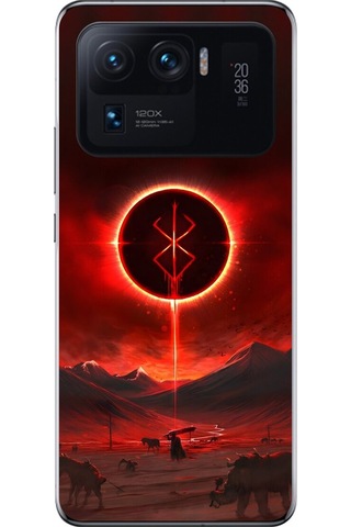 Xiaomi Mi 11 Pro Uyumlu Şeffaf Kılıf Berserk 1 Tasarımlı