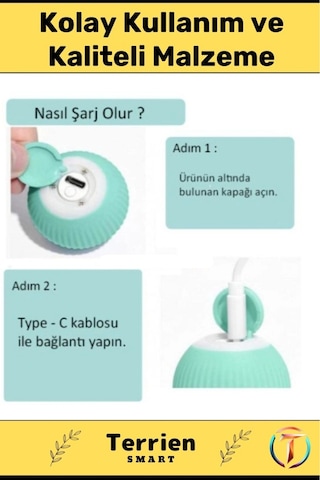 Smart Seri Akıllı İnteraktif Şarjlı Titreşimli Işıklı Hareketli Özel Üretim Evcil Hayvan Oyuncağı