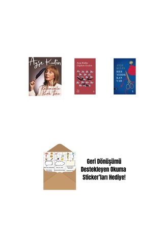 Kalemimle Kırk Sene Ciltli + Everest Açıkhava 19 - Doğdum. Kızdım + Her Yerde Kan Var Midi Boy + Okuma Sticker'ları