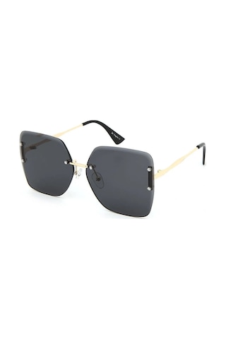 Di Caprio Dc1841black Siyah Gold Kesme Cam Kadın Güneş Gözlüğü