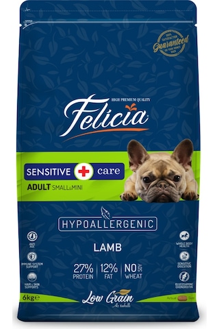 Felicia Adult Small&Mini Kuzu Etli Küçük Irk Yetişkin Köpek Maması 6 KG Felicia Adult Small&Mini Kuzu Etli Küçük Irk Yetişkin Köpek Maması 6 KG