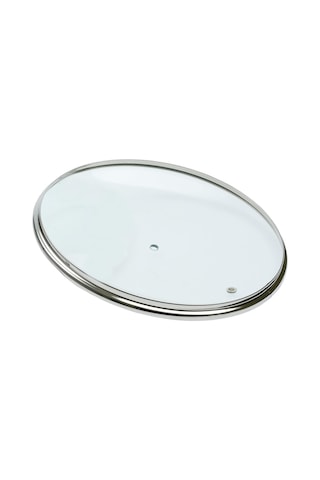 Cam Kapak Metal Çerçeveli Tencere Tava Kapağı 26 CM