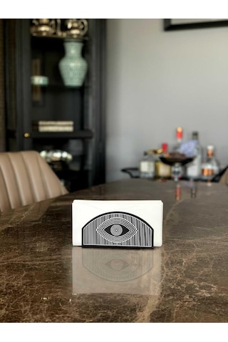 The Mia Peçetelik Siyah 16X8 Eye
