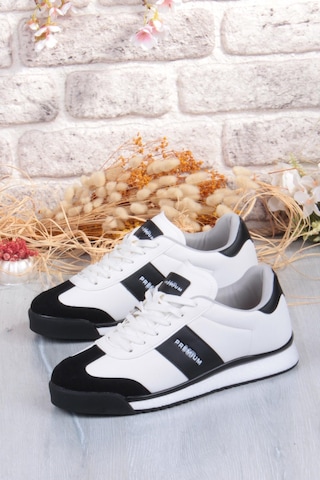 M.p 252 6103 Rahat Sneaker Erkek Ayakkabı Beyaz - Siyah