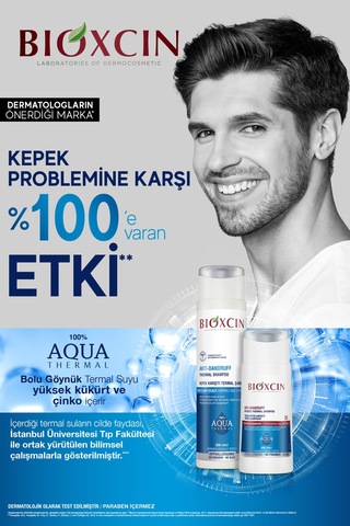 Bioxcin Şampuanı Aquathermal Kepek Karşıtı 300 Ml 3 Adet