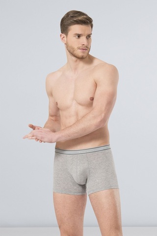 Türen 175 Erkek 3'Lü Boxer-Beyaz&Sıyah&Grı - 2Xl