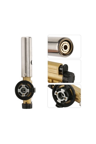 Yuntech01 Yüksek Sıcaklık 1300 C Butan Gaz Torçu - Ergonik Tasarım, 360 Dönebilen, Ev Ve Dışarı Kullanımı