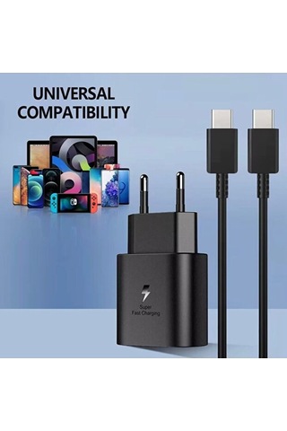 45w Süper Hızlı Şarj Cihazı 1 Metre Type-c Kablo Güçlü Ve Hızlı Şarj