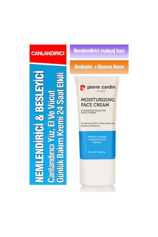 Pierre Cardin Nemlendirici ve Canlandırıcı Günlük Cilt Bakım Kremi 50 ML