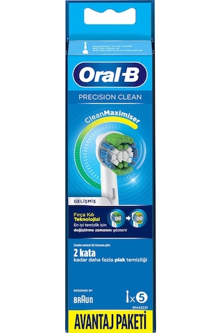 Oral-B EB20 Precision Clean Maximiser Diş Fırçası Yedek Başlığı 4+1