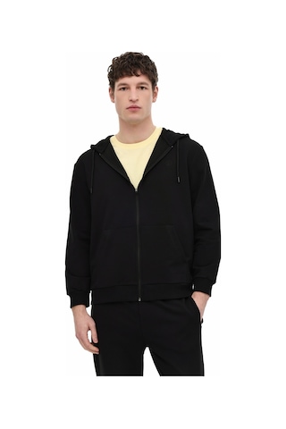 Lumberjack Mb Sn72 Fz Hod 6fx Siyah Erkek Fermuarlı Sweatshirt 000000000102064455 Siyah