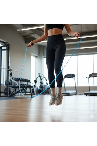 Şeffaf Atlama İpi - Fitness - Crossfit- Rope - Jump - Body - Sağlık - Egzersiz - Spor