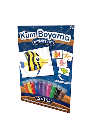 Çizgili Balık Kum Boyama Aktivite Seti