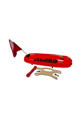 Labrax Dalgıç Şamandrası - Kasnaklı Set Kırmızı