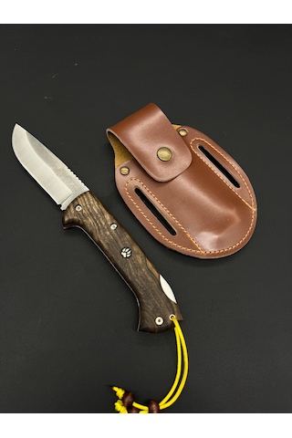 N690 Böhler Çelik Çakı Kahverengi