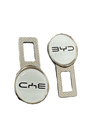 Byd Logolu Ikaz Ses Uyumlu Metal Toka 2 Adet Çift Yönlü Siyah