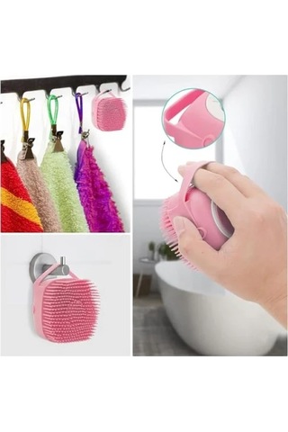 Yumuşak Silikon Evcil Hayvan Banyo Fırçası
