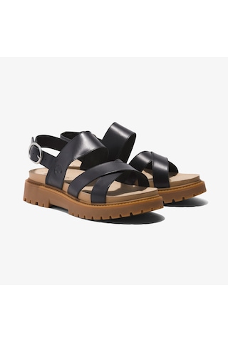 Timberland Clairemont Way Backstrap Kadın Siyah Sandalet Tb0a61trw021 Siyah