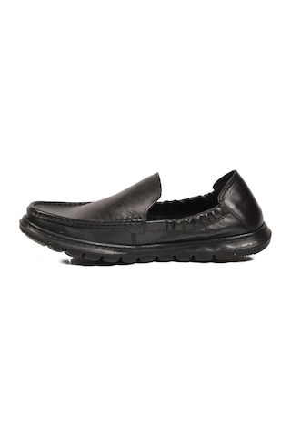 Voyager Siyah Erkek Hakiki Deri Smart Casual Loafer Ayakkabı Hafızalı Rahat Taban Sensitive M599 M
