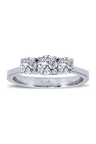 Lova 0,85 Karat Pırlanta Tria Yüzük - 1010079