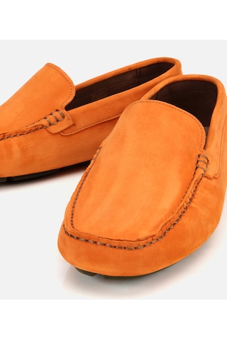 Hotiç Erkek Nubuk Deri Turuncu Hafif Tabanlı Günlük Loafer 02ayh305550a570 Turuncu