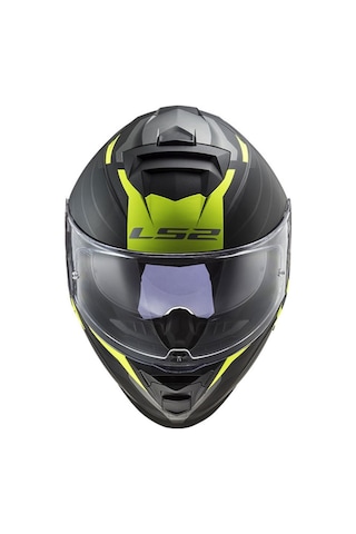Ls2 Storm 2 Nerve Mat Siyah - Neon Sarı Full Face Motosiklet Kaskı