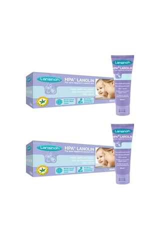 Lansinoh HPA Lanolin Göğüs Ucu Kremi 2 x 40 ML