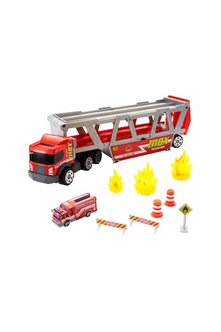 Matchbox Taşıyıcı İtfaiye Aracı İtfaiye Araç ve 8 Aksesuar. Gwm23