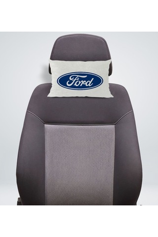 Bk Gift Ford Tasarımlı Dikdörtgen Araç Koltuk Yastığı-1