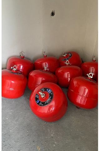 12 Kg Springli Abc Kkt Tozlu Tavan Tipi Tayfun Söndürme Sistemi