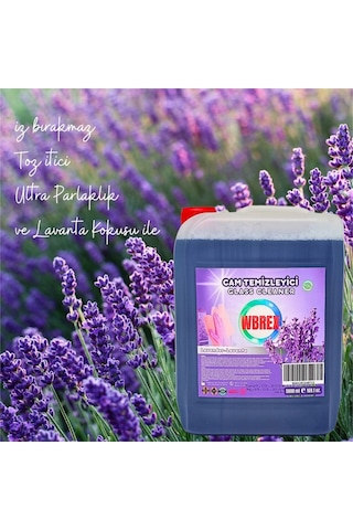 Wbrex Lavanta Kokulu Profesyonel Cam Temizleyici 2 x 5 L