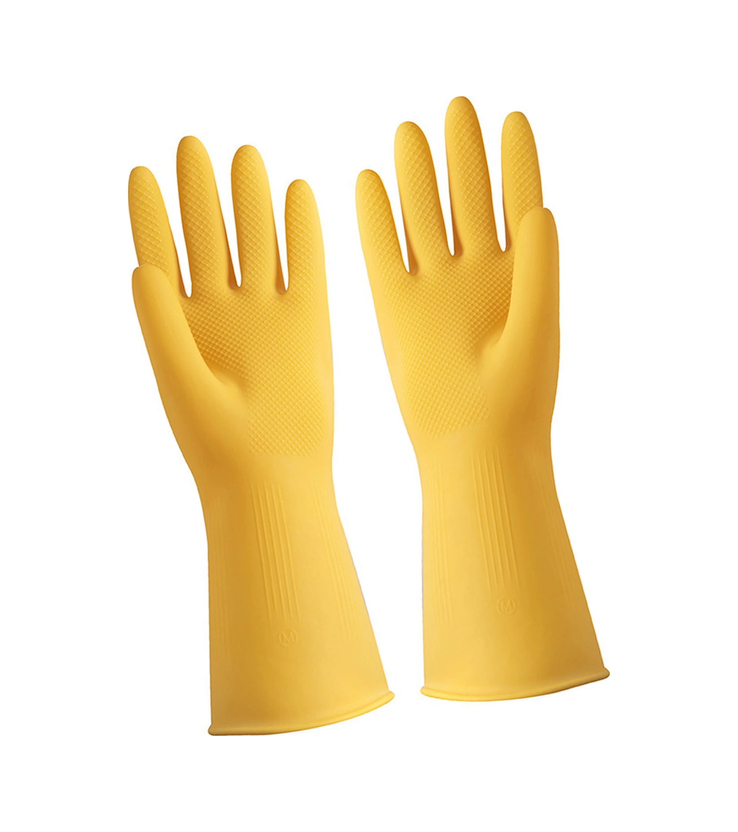 Kosona Ev Temizliği Eldiveni İnce Tipte Dayanıklı Su Geçirmez Kaymazlastırılmış Oxford Lateks L