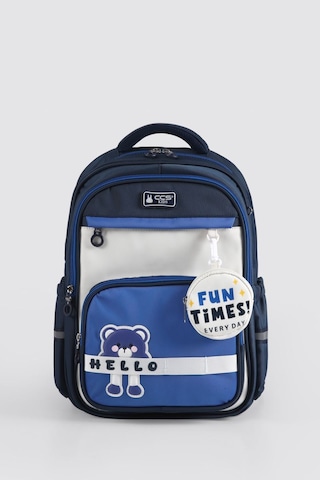 Ççs Kids Premium Okul Çanta Seti 3'lü İlkokul Ortaokul Sırt Çantası Termal Beslenme Çantası Kalemlik Lacivert-mavi 51983