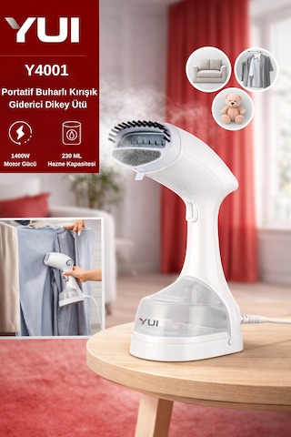 Yui Y4001 1400 W Portatif Buharlı Kırışık Giderici Dikey Ütü