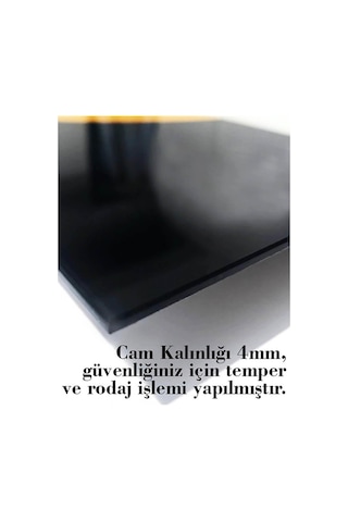Aslan Cam Tablo 4mm Dayanıklı Temperli Cam45