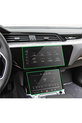 Audi Q7 2020-2023 Gösterge Ve Multimedya Çift Navigasyon Esnek Nano Ekran Koruyucu