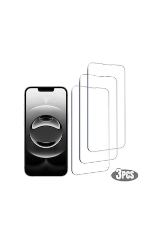 Apple iPhone 17e İle Uyumlu Ekran Koruyucu Şeffaf Temperli Kırılmaz Cam Ekran Koruyucu 3 Adet