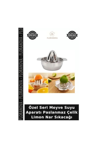 Özel Seri Meyve Suyu Aparatı Paslanmaz Çelik Limon Nar Sıkacağı