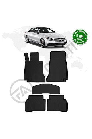 Mercedes W205 C Serisi 4d Havuzlu Paspas 2014 2021 Model