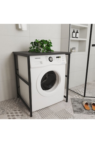 Remaks Çamaşır Makinesi Üstü Banyo Düzenleyici Rafsız Antrasit