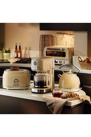 Berghoff 7950042 Gem Retro İki Dilim Ekmek Kızartma Makinesi